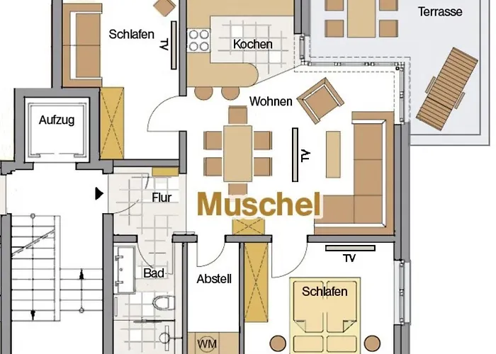 Baltic House Muschel * Timmendorfer Strand